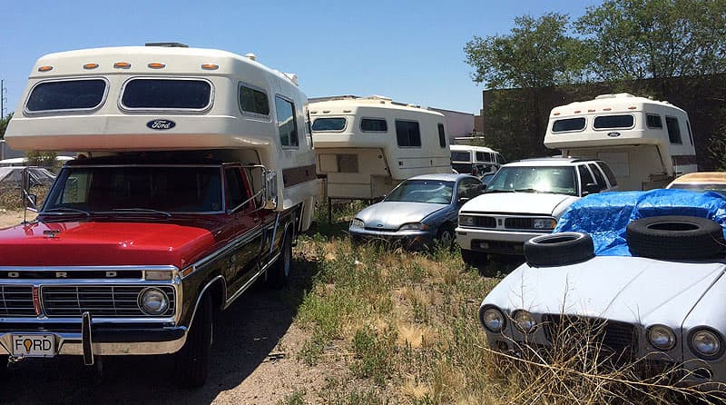 Three American Road Truck Campers