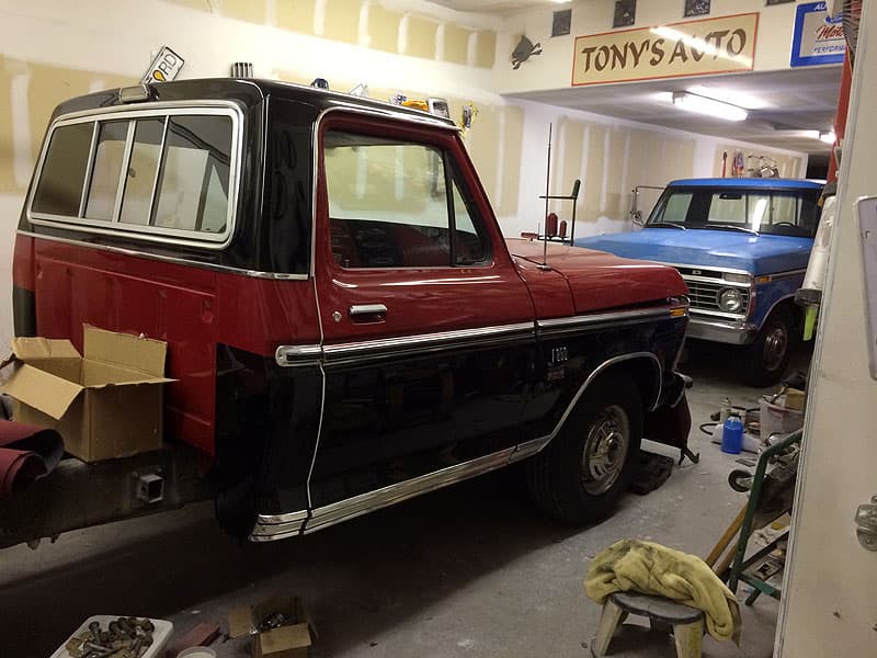 Two 1973 Ford Camper Special Trucks