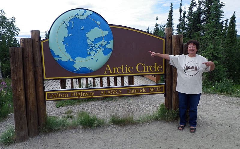 Arctic Circle sign