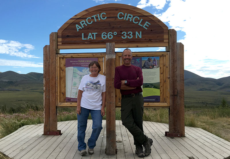 Arctic Dempster Highway Latitude 66 33N