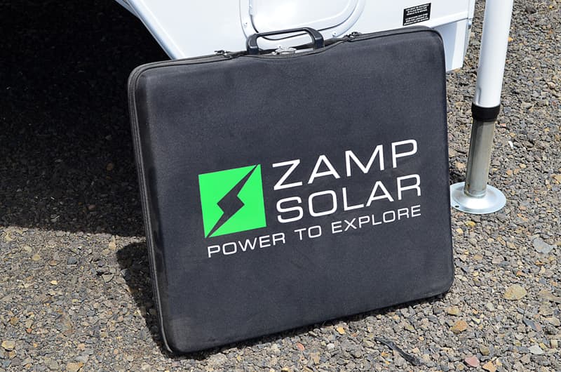 Arctic Fox Zamp portable solar panel suitcase