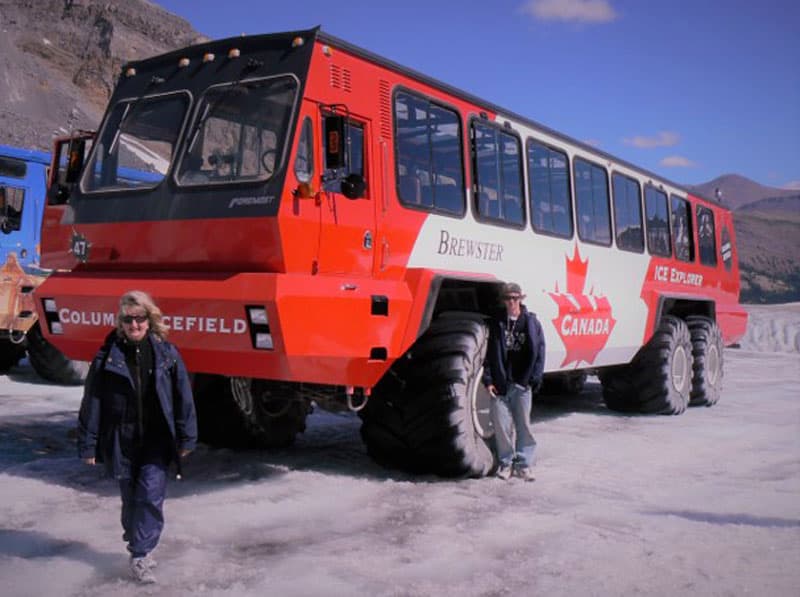 Athabasca Icefield tour truck