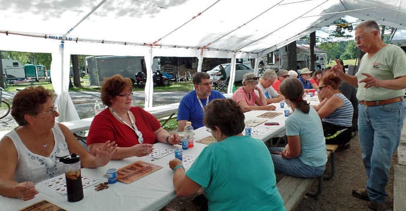 BINGO under the tent