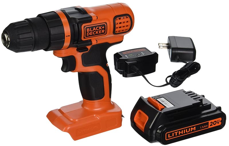 20-volt MAX Black and Decker power drill