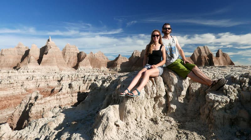 Badlands National Park, South Dakota, Johanna and Scott