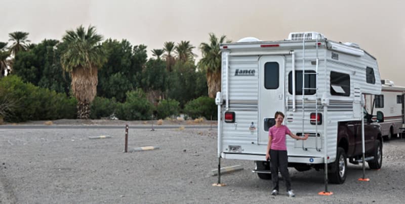 Before a dust storm in Death Valley