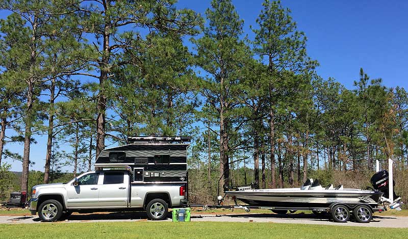 Bass-Fisherman-Camper-Boat