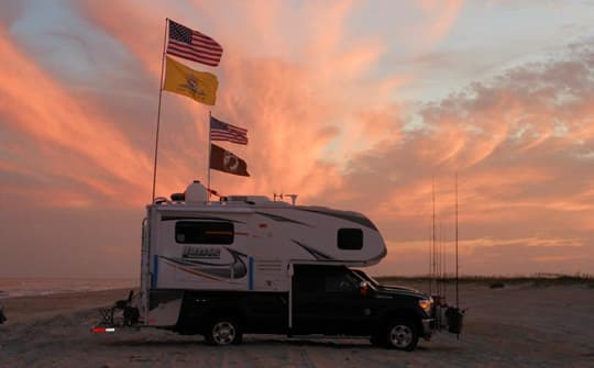 beach-camping-cape-lookout-sunset