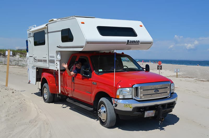 Beach driving on Sandy Neck Beach