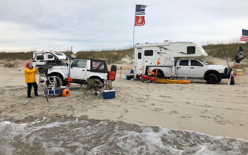 Beach Camping Lance Jeep