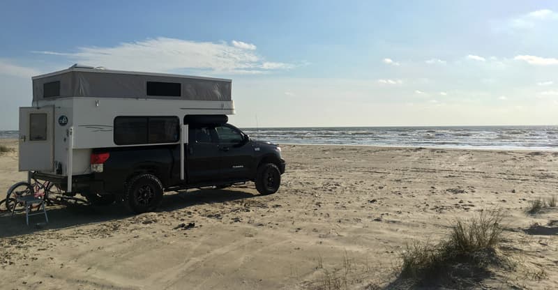 Beach Camping, Phoenix Custom Camper