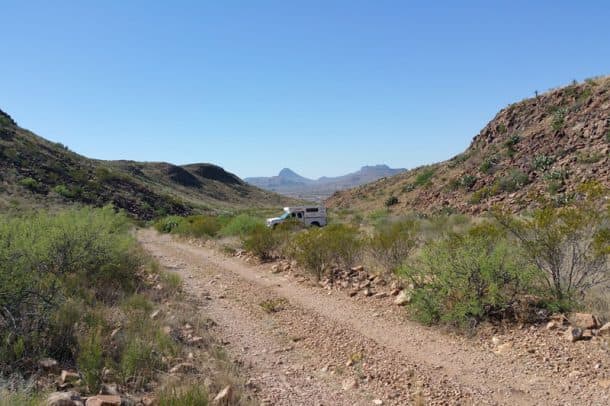 #020 - Bill HeatherlyBig Bend National Park, Texas2015 Ford F2502015 Hallmark MilnerCamera Used - Samsung GalaxyTo fully experience the vastness and wonder of the Chihuahuan Desert, we camped in a different backcountry location each of the five nights we spent in Big Bend National Park in March of this year.  The roads to the remote backcountry sites were very rocky and rough.  One site was six miles in and required an hour and a half of travel time each way.  It was well worth it because the solitude and night skies were spectacular!