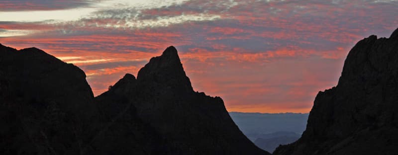 Big Bend The Window Chisos Mountain