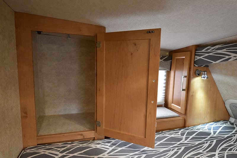 Bigfoot 10.4 Cabover Driver's Side Closet