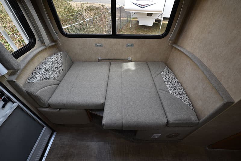 Bigfoot 10-4 Dinette Bed Made