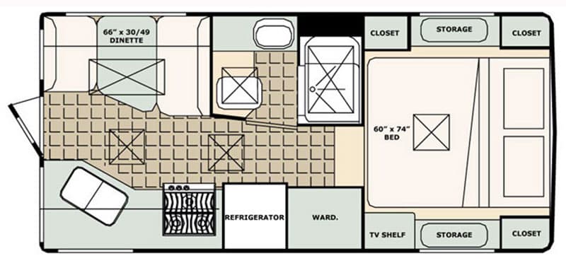 Bigfoot 25C104 Review Floor Plan