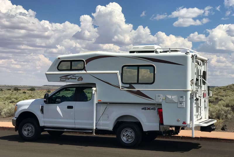 Bigfoot Camper New Ford Truck Wupatki Arizona