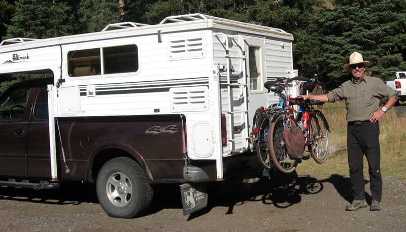 Bikes On Back Camper Exploration