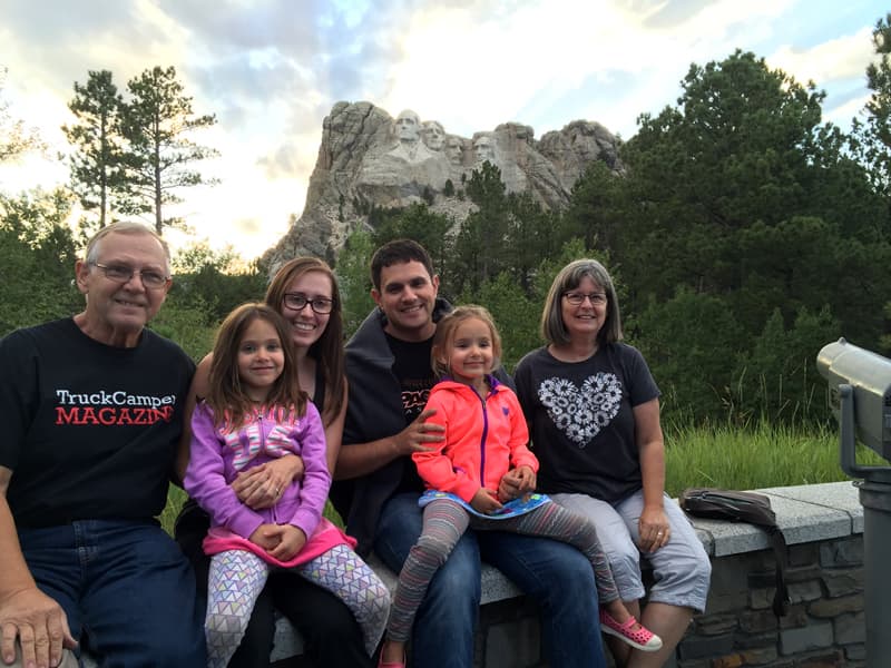 Bill Harr Family Mt Rushmore South Dakota