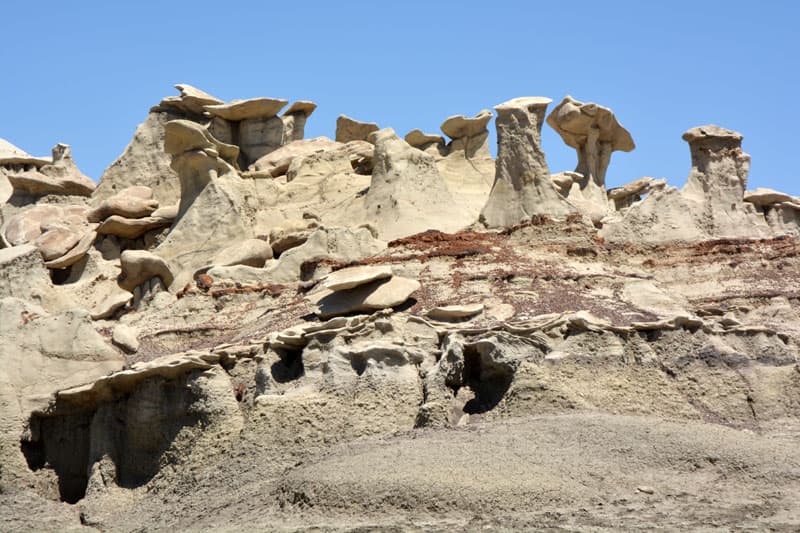 Bisti Wilderness unique rocks