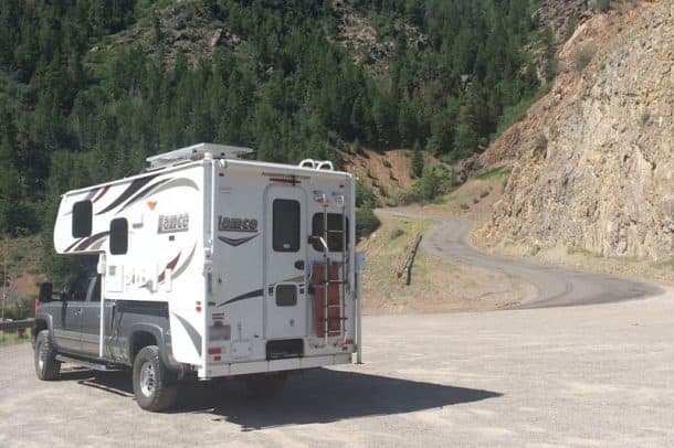 #091 - Josh and Stephanie PappBlack Canyon of the Gunnison National Park, Colorado2007 Chevy 25002016 Lance 865Camera Used - iPhone 5SThere is a very interesting road in the Black Canyon of the Gunnison National Park called the East Portal Road that takes you down to the Gunnison Diversion Dam.  The road has extremely steep grades, up to 16%, and hairpin turns and is limited to vehicles less than 22 feet in length.  My wife looked at me and said, 