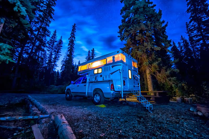 Blue-Hour-Lake-in-Canada