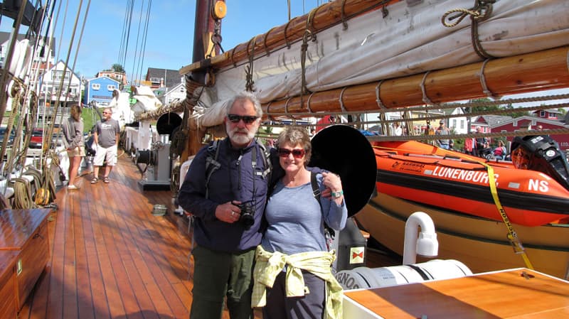 Bluenose II racing schooner Helen Dann