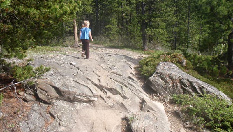 Bluerock campground trail