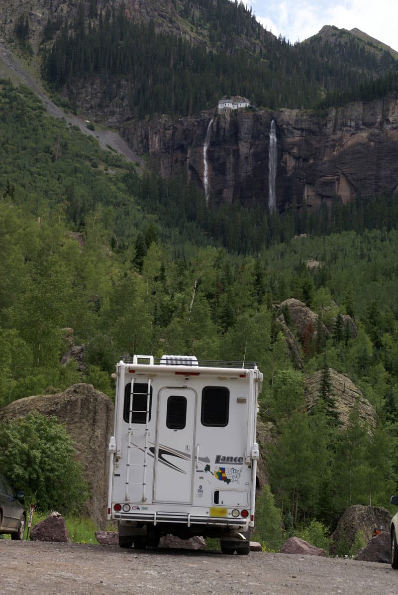 Bridal Veil Falls just outside Telluride, Colorado