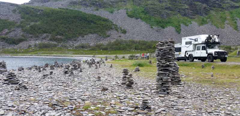 Cairns On Road To Nordkapp