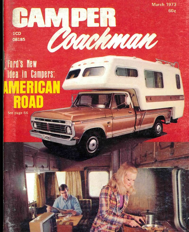 Camper Coachman Cover, March 1973