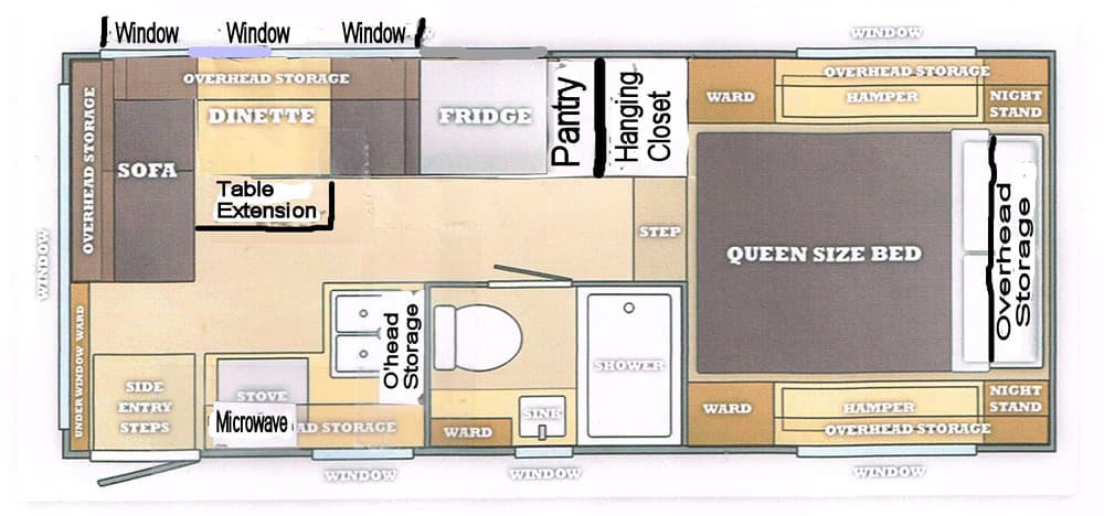 Dream Camper Floor Plan Contest Part 1