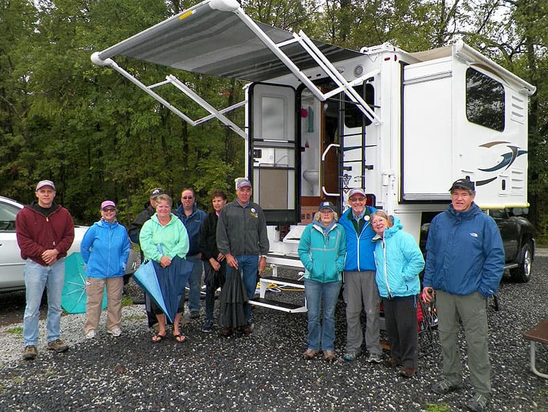 Truck Camper Open House at Gettysburg Campground Rally