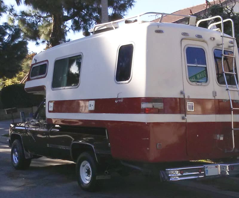 Red American Road Truck Camper Restoration 