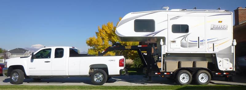 Camper Flat Towed Behind Truck