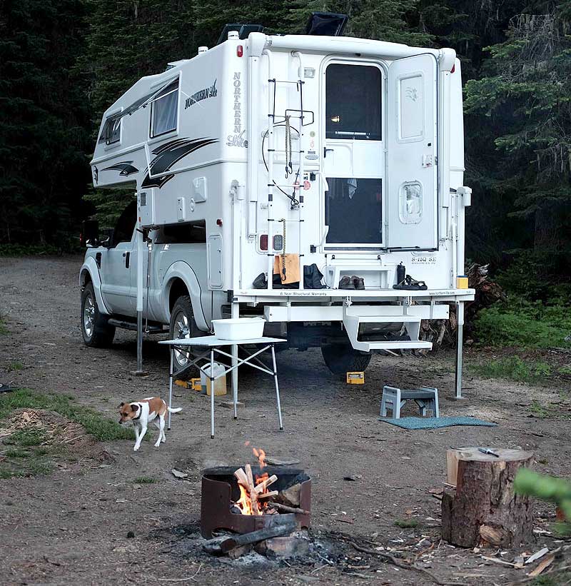 Camping Boundary Lake, British Columbia