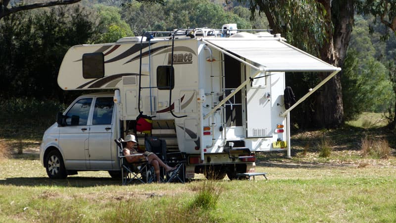 Camping with Lance 825 in Australia