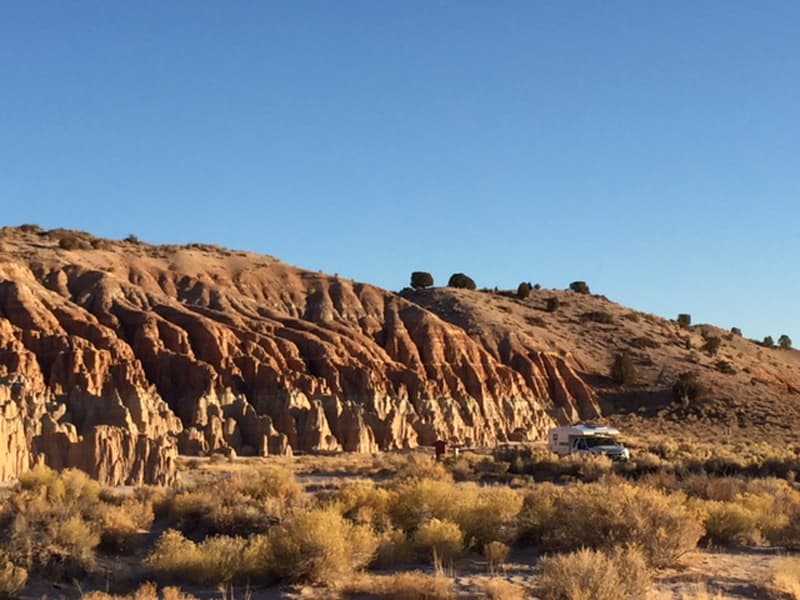 Camping At Cathedral Gorge