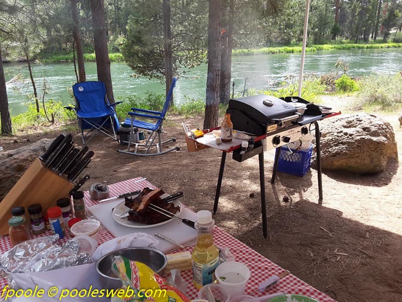 Camping By The River