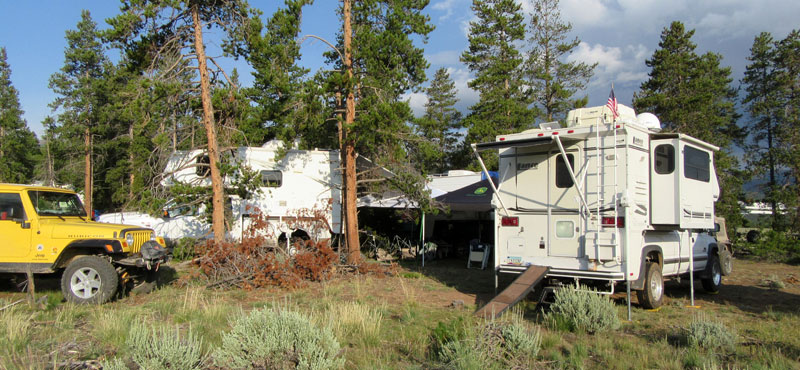 Camping Cool In Leadville, Colorado