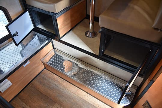 CampLite-8-6-Review-Dinette-Under-Seat-Storage