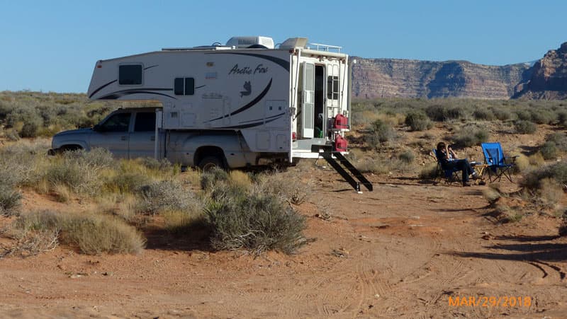 Campsite With Arctic Fox 1150 Camper