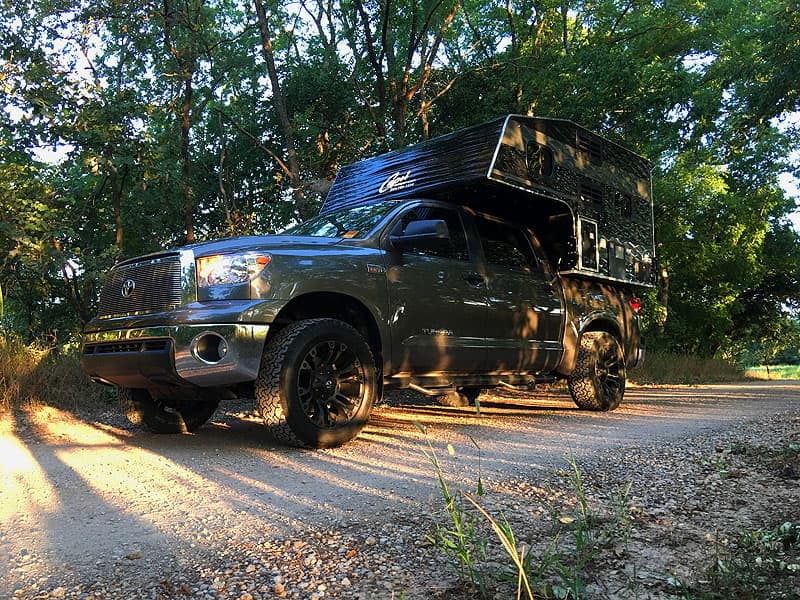 Capri Camper and Toyota Tundra