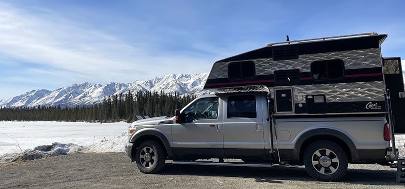 Capri Camper In The Snow