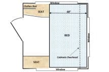 Capri Cowboy Short Bed floor plan