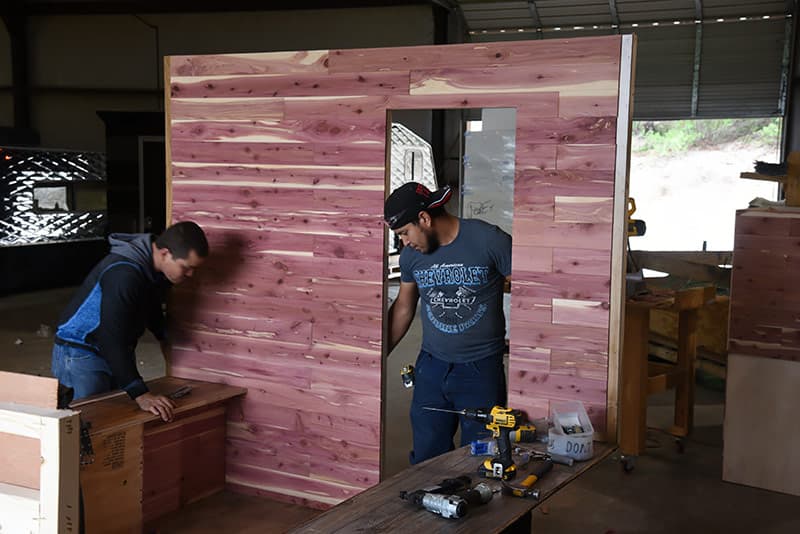 Cedar also resists rot and repels many insects - including termites