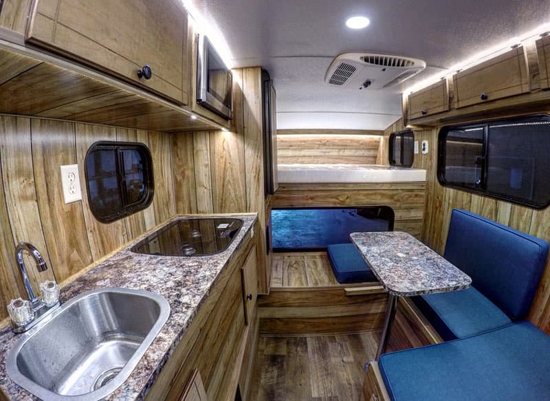 Capri Retreat Camper interior Cedar