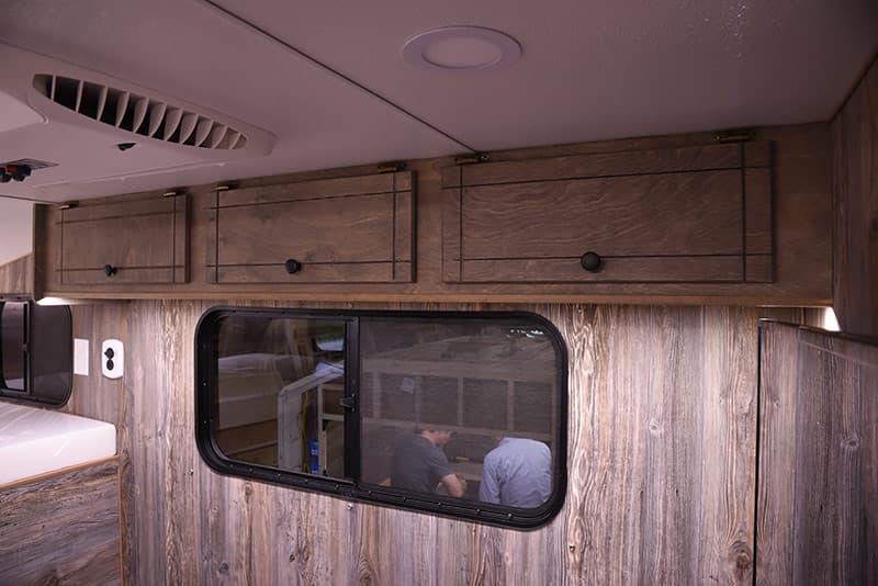 Capri Retreat above dinette storage cabinets