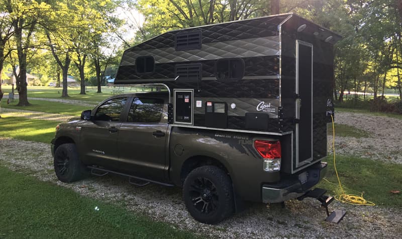 Camping in Indiana with a Capri Maverick camper