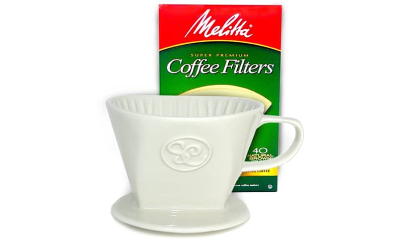 Ceramic Melita Pour Over Coffee Brewer